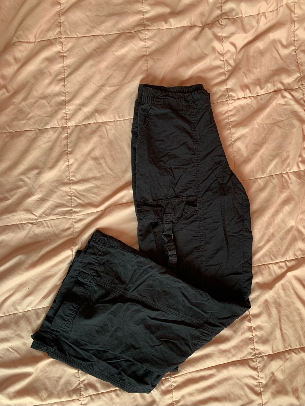 Women's Black Casual Cargo Pants